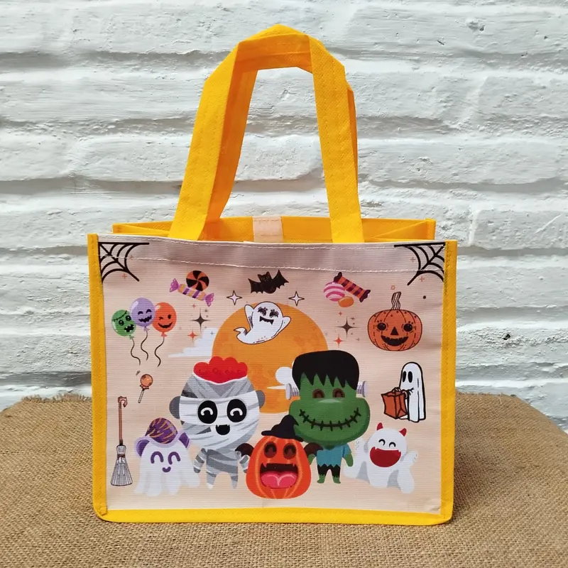 Tas Halloween (10pcs) Souvenir Goodie Bag Halloween Labu Trick or treat Halowin Pesta Hantu 4
