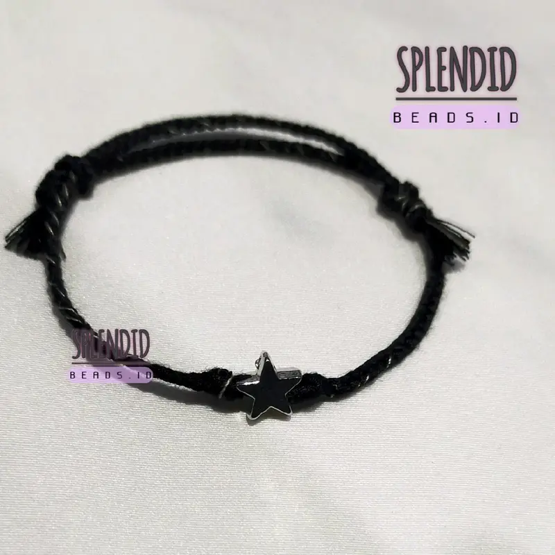 Gelang Couple Bintang | Gelang Couple Benang Serut 5