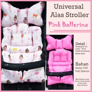 PINK BALERINA - Alas Stroller/Kereta Dorong Bayi Universal & Multifungsi Bornylliner
