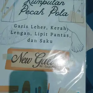 Buku Kumpulan Pecah Pola (Garis Leher, Kerah, Lengan, Lipit Pantas, dan Saku