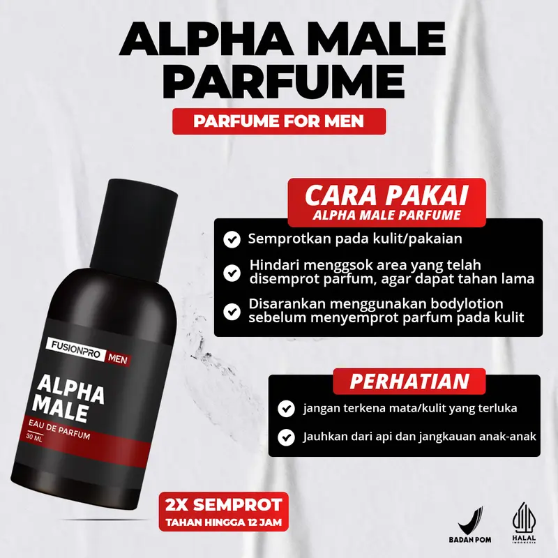 Parfum Alpha Male Eau De Perfum - Parfum Pria Wangi Cowok Banget - FUSIONPRO MEN 3