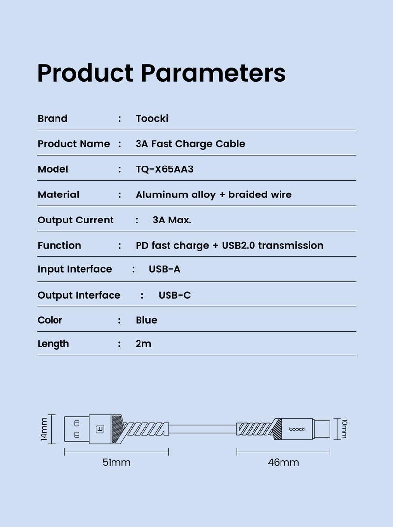 Product Introduction of Toocki 100W/60W Type C To Type C Cable Fast Charging USB To Type-C Charger Cord 90 Degree Elbow PD Data Wire 2-in-1 A/C To C Elbow Braided Wire 34
