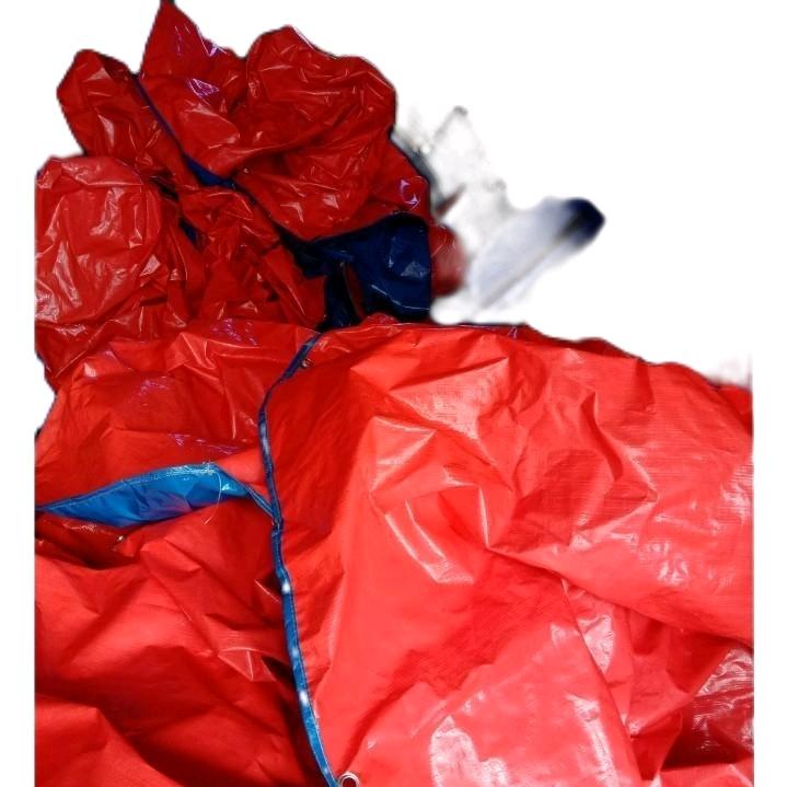terpal plastik 4x4meter warna biru oren 1