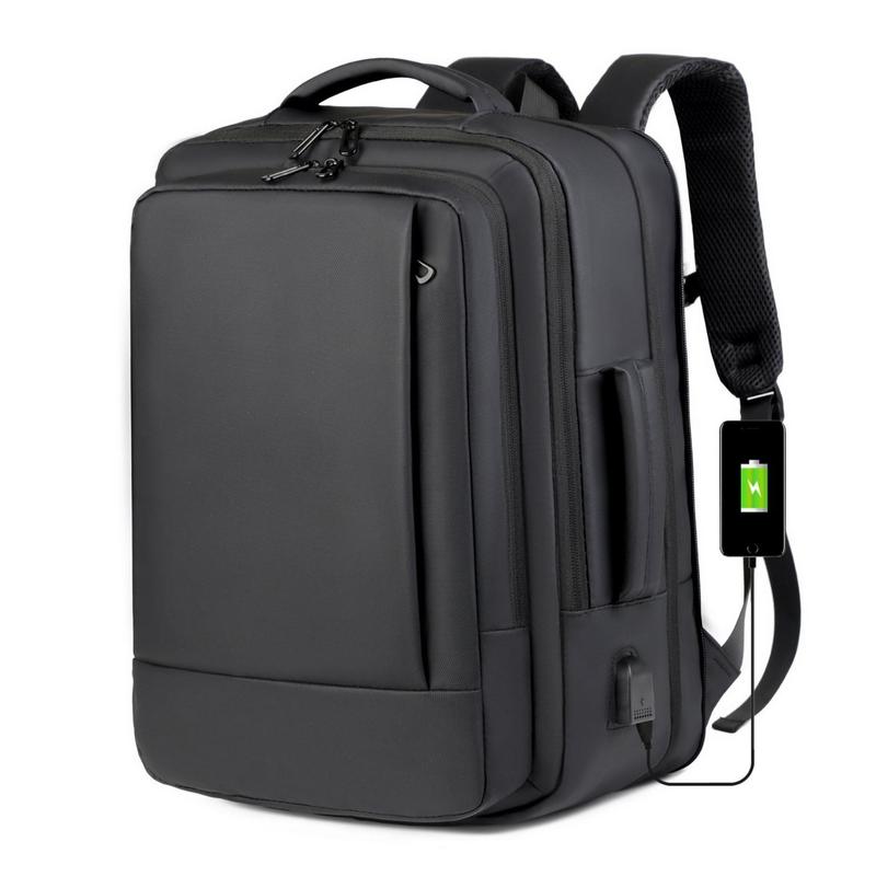 2025 new cross-border business male college students expansion travel backpack computer bag schoolbag multi-function charging