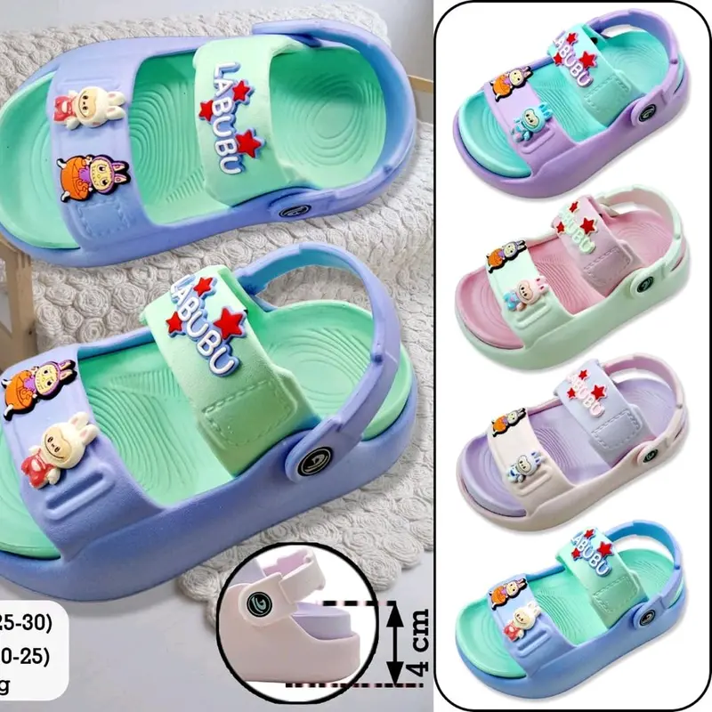 Sandal Jelly Anak Cewek Labubu Tali Belakang. Dulux 650d-LB SEO 1