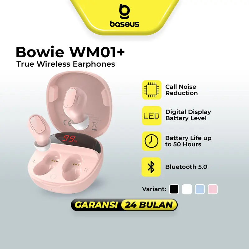 Baseus Encok True Wireless Earphones WM01 Plus - Tws Bluetooth 0