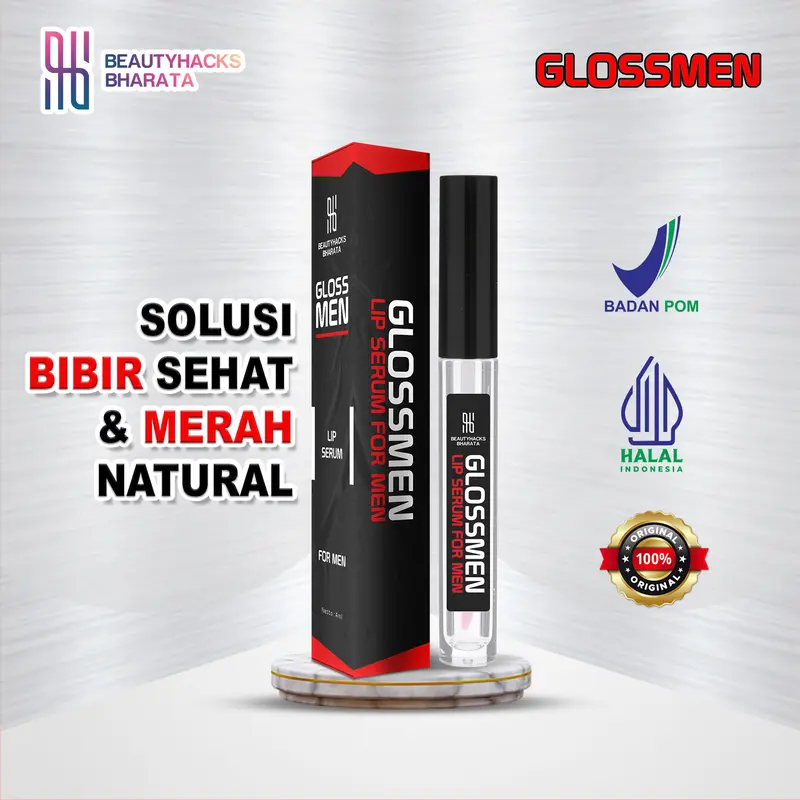 Glossmen Lip Serum Pemerah Bibir - RESMI BPOM 0