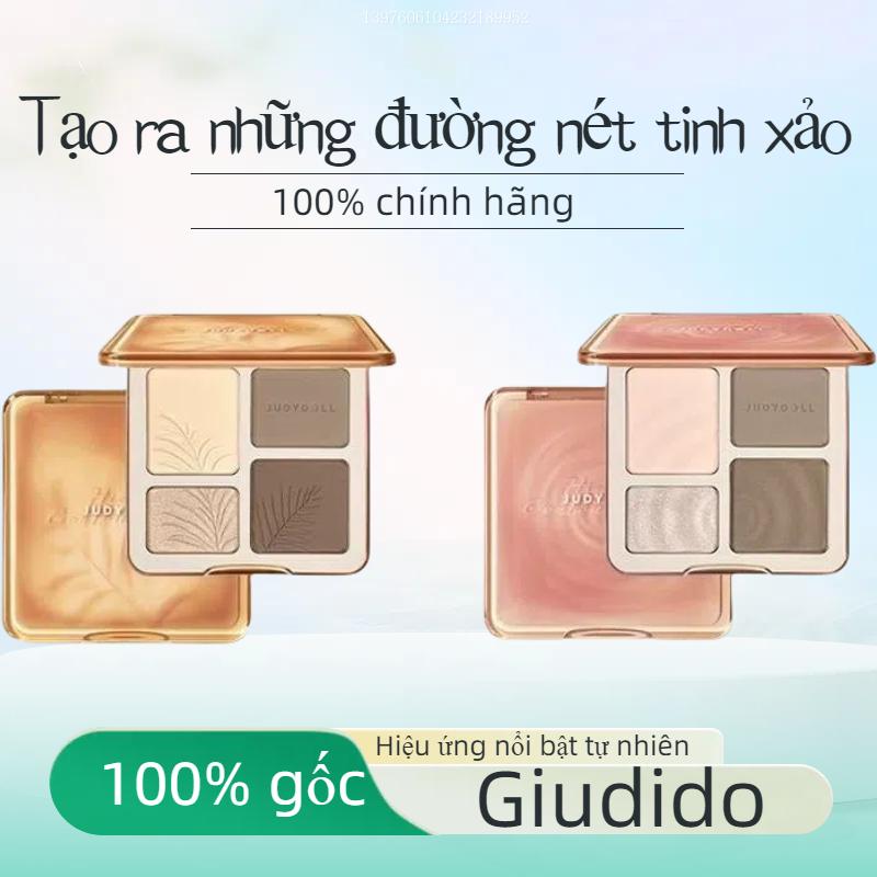 [MẪU MỚI] Bảng Highlight Và Tạo Khối Judydoll 4 Màu 9g Highlight & Contour Palette | HASAKI BEAUTYDFVZZ