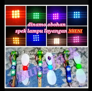 dinamo obohan - spek lampu layangan nyeni - lampu kolong - dinamo layangan - kipas balap