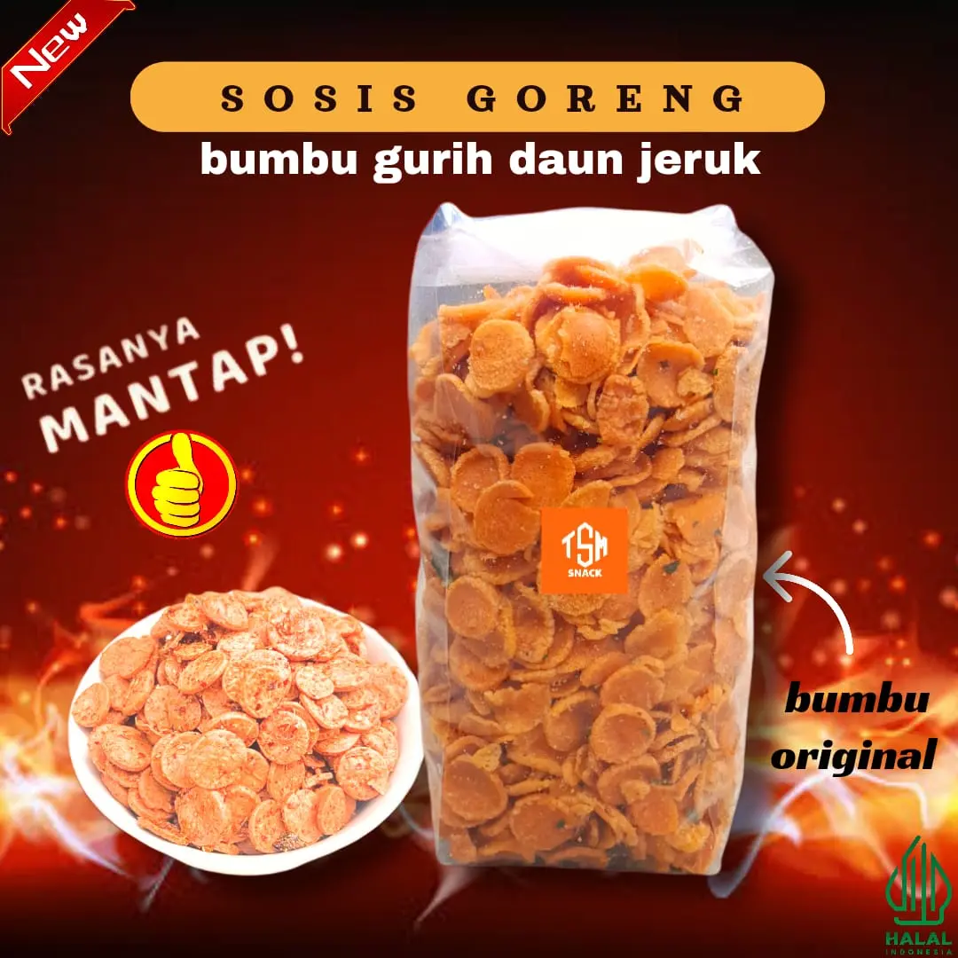 Sosreng 1 Kg Bumbu Original Special Gurih / Sosreng Bumbu Gurih Daun Jeruk Special Botol halal Plastic Bottle Baso halal  Crisps & Puffed Snacks snack  murah Spices Pedas Asin Bubuk