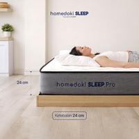 Gambar Homedoki PRO24 /  Memory Foam Backpain Relief / Pereda Tekanan 7 Zona / Mattress In a Box / Tebal 24cm - 90×200 dari Homedoki Sleep Kota Tangerang 3 Tokopedia