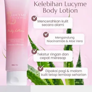 [ORIGINAL BodyLation] Lucyme BodyLation & Shine Body Lation Perawatan Kulit Memutihkan Kulit Mencerahkan Serta Melembutkan Kulit skincare wajah glowing