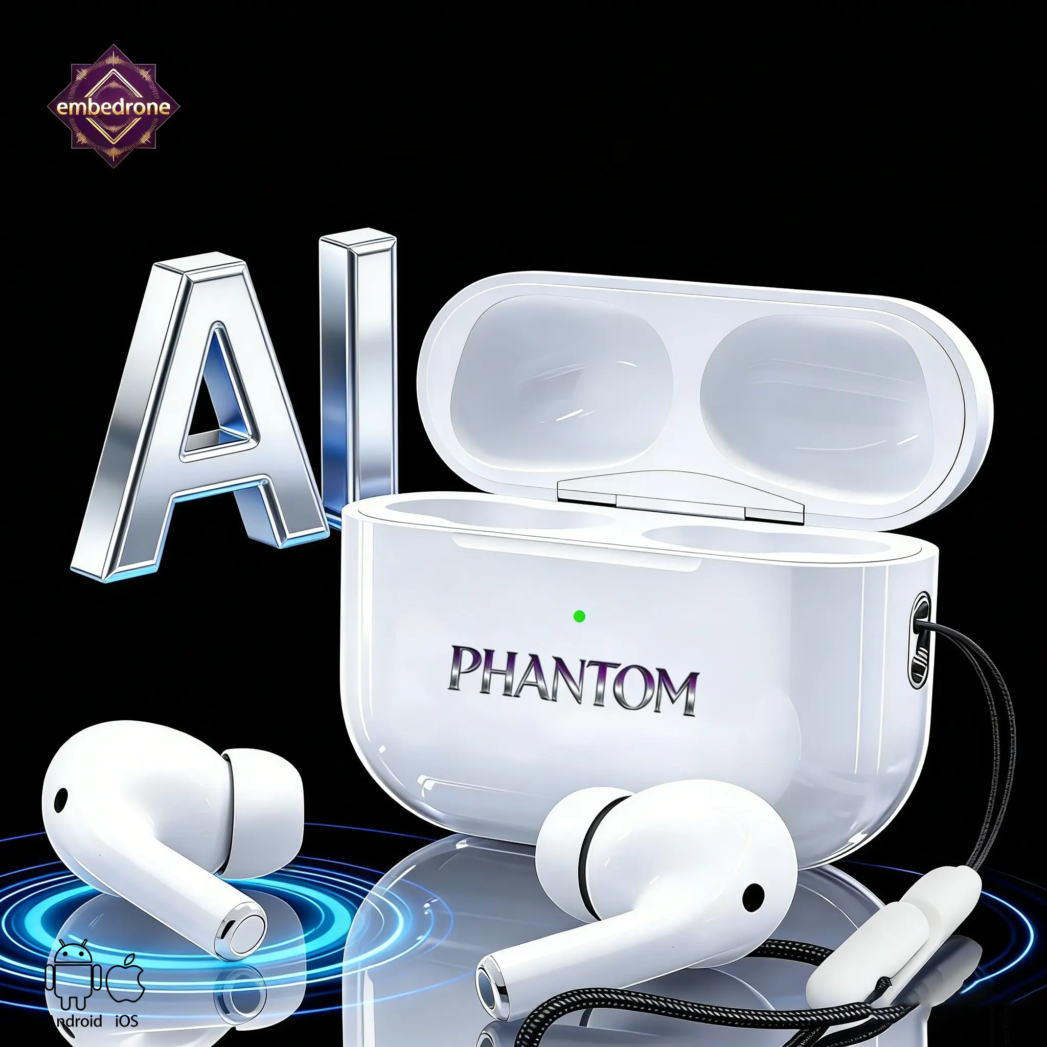 N50 AI Versi Tali Gantung Putih + Stiker Cantik