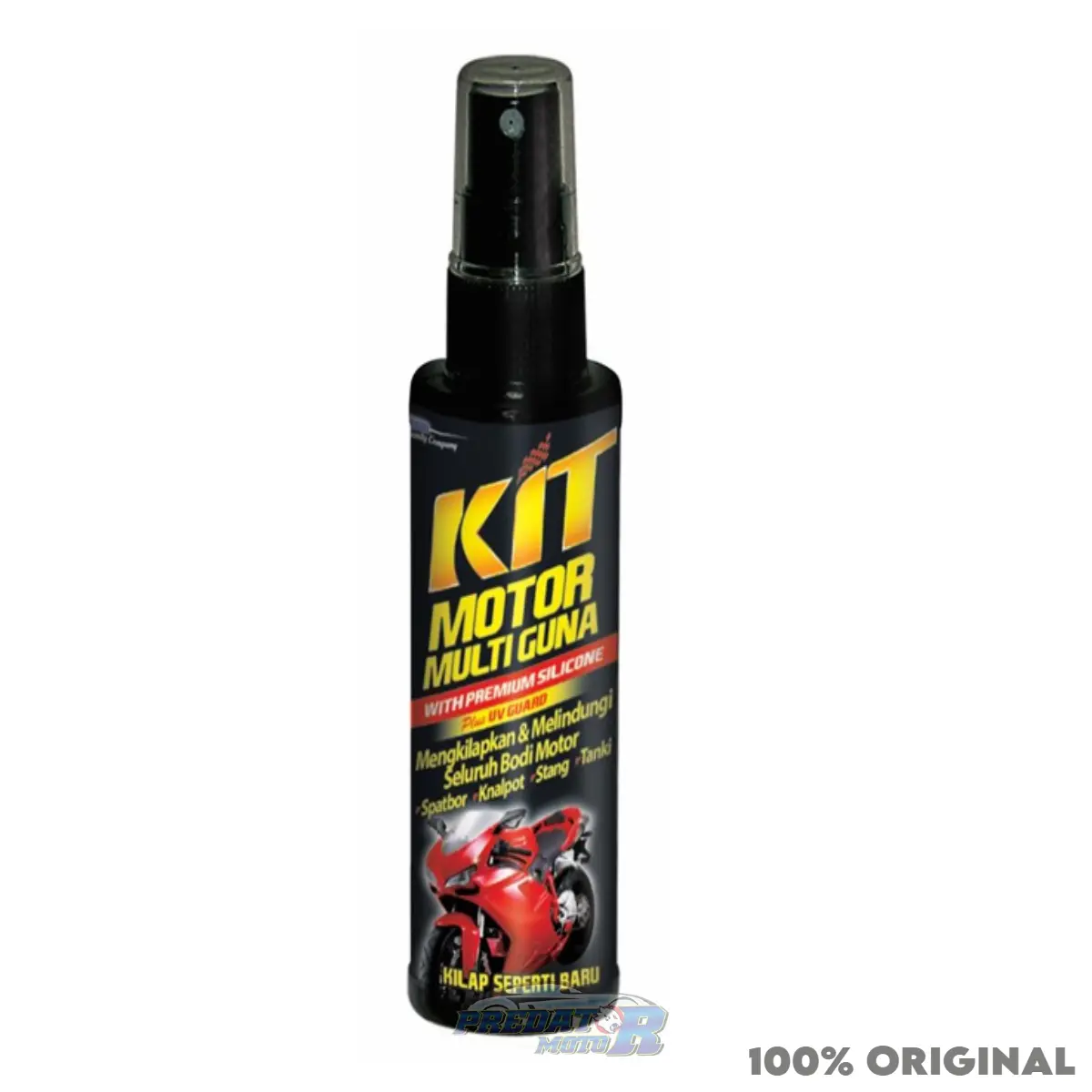 KIT MULTIGUNA PENGKILAP SELURUH BODY MOTOR KILAT SEPERTI BARU 100ML Car Kendaraan