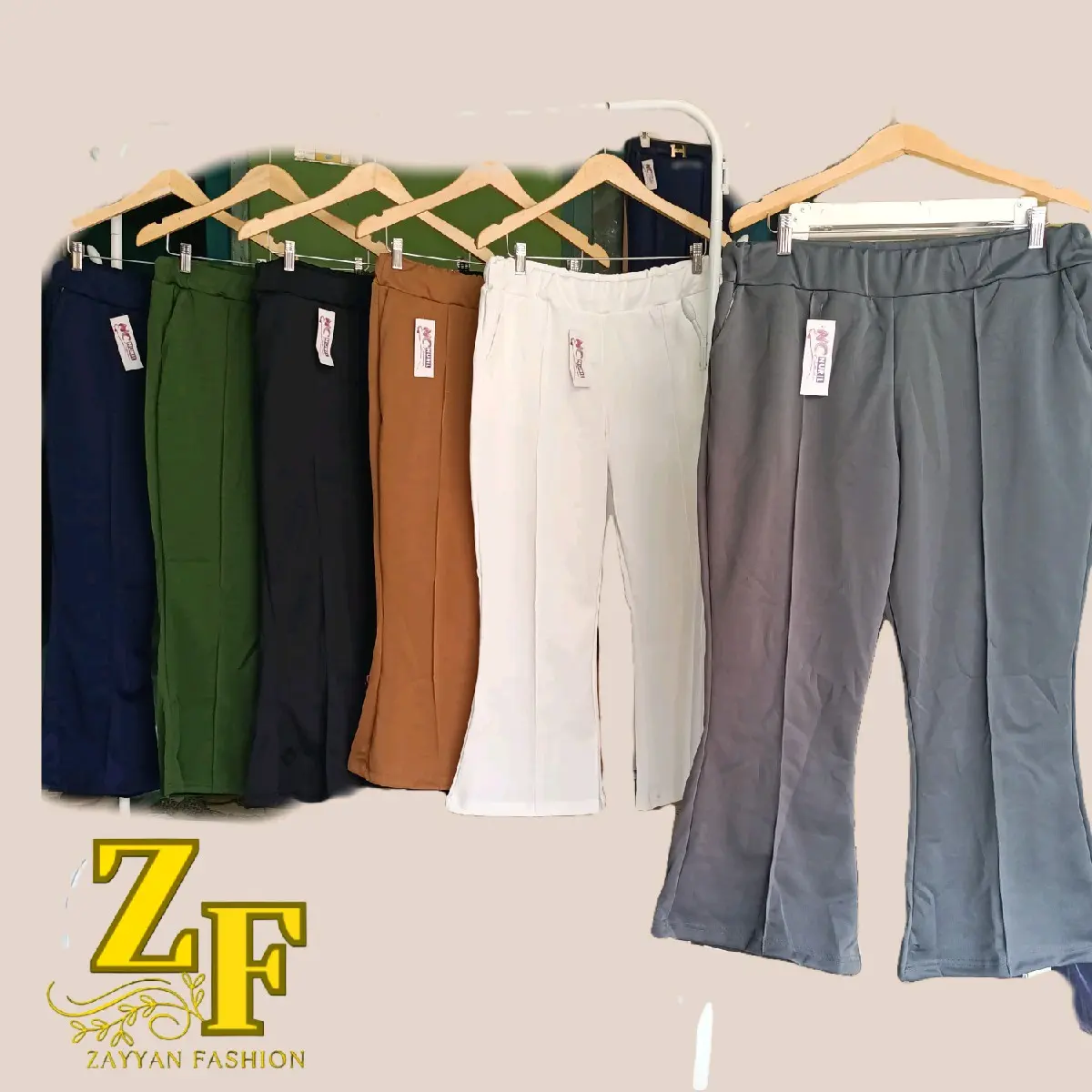 Celana Cutbray Scuba Size L/XL-4XL/ 5XL Muat BB 50Kg Sampai 100Kg Wanita Panjang Kulot Pant Basic Casual Kerja Dewasa Karet Lembut Melar Nyaman Remaja Variasi Formal