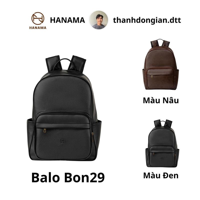 ĐQ TDG_Balo new Đi Học đeo Vai da cao cấp Bon 29 bản cao cấp chống sốc 5 mặt Backpack