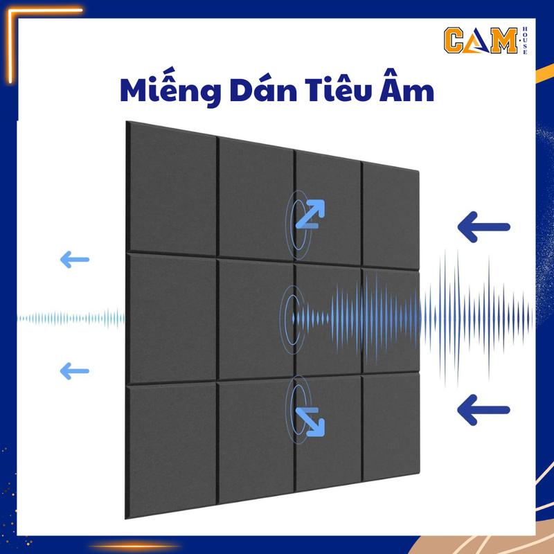 Tấm nỉ ép cách âm tiêu âm từ sợi Polyester hình vuông X có hoạ tiết trang trí,…