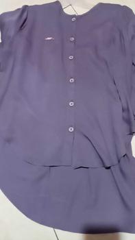 Product Review of Atasan Wanita Rayon Twill premium Panjang Baju Dewasa All size  muat sampe BB 70  Nyaman Lembut Kancing Kain Formal High Hitam from J** f**n 0