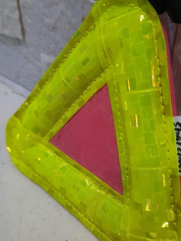 Sharenoer biketag triangle reflector Timbul 10 cm Sepeda 4