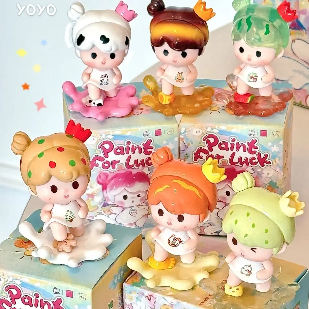 （B023）YOYO Right Right - Apply a Good Color Head Series Mini Blind Box(1orderfor1beanlast2numbers of bean plus join beanpartyBlindBox)