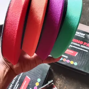 FIXTOP Foam Pad Straight 5 Inch Busa Mesin Poles - 1Set (Cutting, Polishing, Finishing) | Premium Quality Detailing