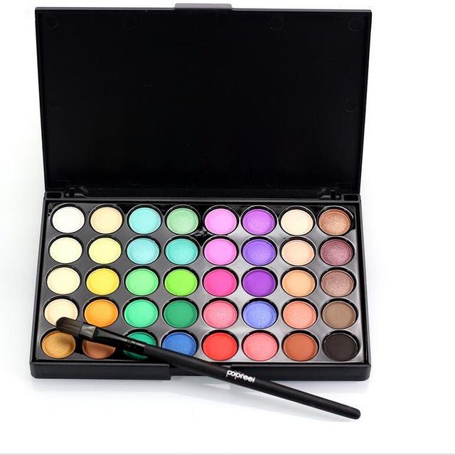 𝐌𝐀𝐊𝐄 𝐔𝐏 𝐏𝐀𝐋𝐄𝐓𝐓𝐄 - EYESHADOW PALETTE POPFEEL 40 COLOR MATTE ORIGINAL 1