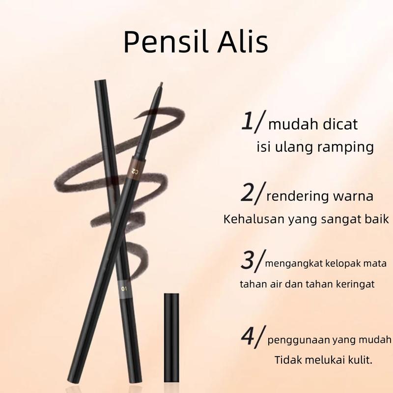 Eyebrow Pencil All Series | Pensil Alis | Softbrow | Murah Pencil Alis Hitam Black Waterproof BPOM Brown Drawing EyeBrow Original Korea Pensil Alis Box 3