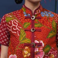 Gambar NONA RARA - Lauva Encim CNY T5250, Baju kerja batik blouse wanita modern - S dari Nona Rara Batik Kota Administrasi Jakarta Timur 3 Tokopedia
