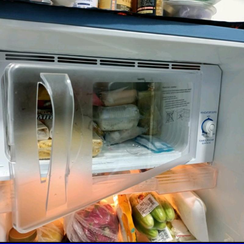 Tutup freezer kulkas sharp 1 pintu original bukaan ke samping ukuran 19cm x 40cm untuk model SJ-M180 SJ-N181 SJ-N182 SJ-X185 SJ-M190 SJ-N192 2