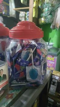 Product Review of Permen Pendekar biru Toples @100 pcs Candy Food Snacks Makanan from z**7 0