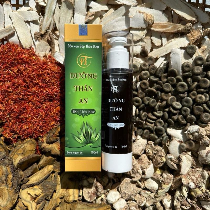  Dầu xoa bóp Dưỡng Thân An Dầu 100ml dầu mát sa 