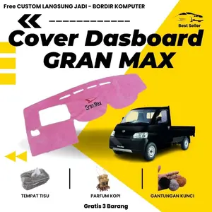 cover alas dashboard mobil granmax bordir bulu custom suka suka