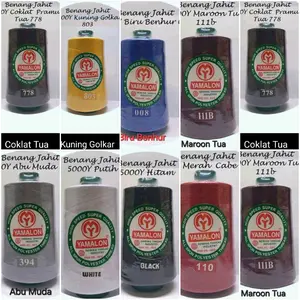 Benang jahit Yamalon 40/2 asli isi 5000 yard