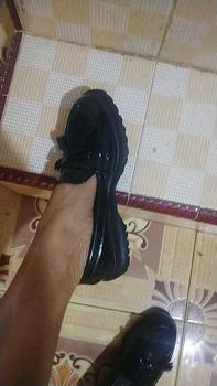 Product Review of Sepatu Wanita Hitam Oxford Best Seller Kekinian Flat Shoes Sneakers Docmart Cewek Kasual Gisele Hak Datar Bisa Cod Karet from S**n A**e 1