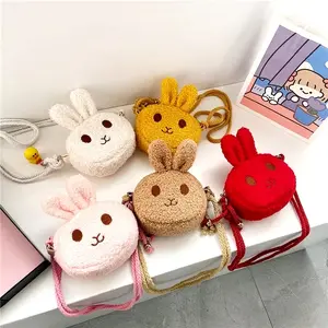 Tas Selempang Bulu Kelinci Slingbag Anak Mini My Melody Tas Boneka Perempuan Kecil Fashion Korea Girl