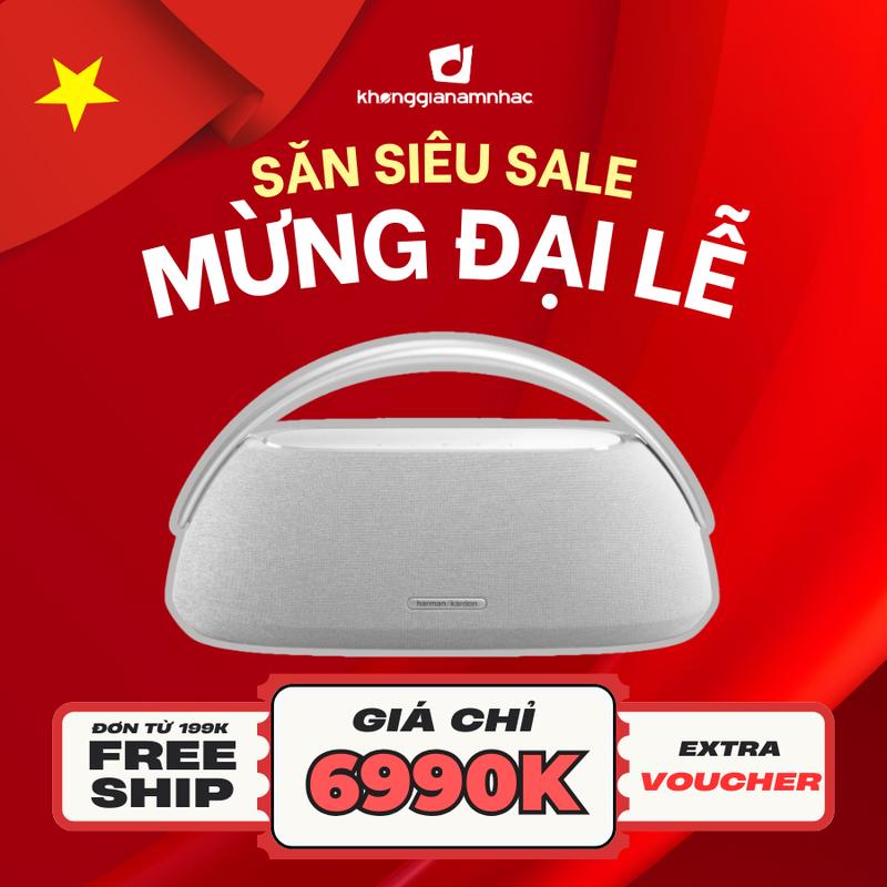 Loa Bluetooth Harman Kardon Go + Play 3- Nghe Nhạc, Củ Loa, Chống nước, Bass căng, Công suất lớn