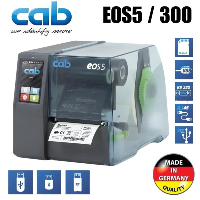 CAB EOS 5/300 THERMAL TRANSFER RIBBON BARCODE LABEL PRINTER-300 DPI