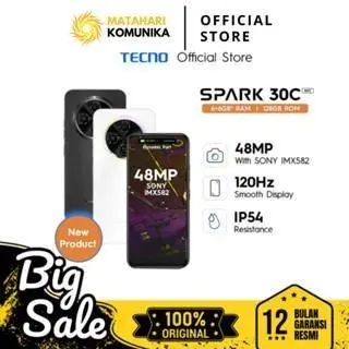 Tecno Spark 30C NFC 6GB+6GB/128GB, 120Hz Display - Camera, Bluetooth