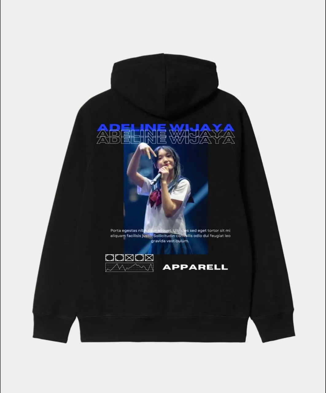 Jaket Hoodie JKT48 New Era Gen.12 Sweater-Distro Premium Free Pc-Hitam