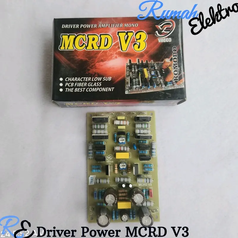 KIT DRIVER POWER AMPLIFIER MCRD V3 LOW SUB 18 INCH KOMODO 1