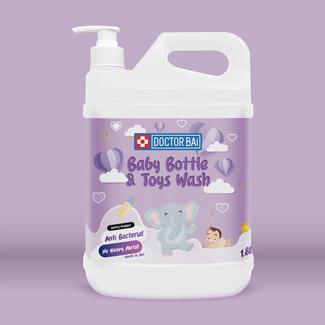 DOCTOR BAi BABY BOTTLE CLEANERS & VEGE WASHER 1.8L@KIWI -Bayi Botol cleanser