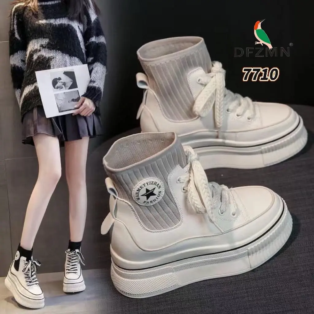 SEPATU BOOTS SNEAKERS WANITA IMPORT BIRAL DFZMN ASHANGYI (WANMETYIZHAN FASHION)