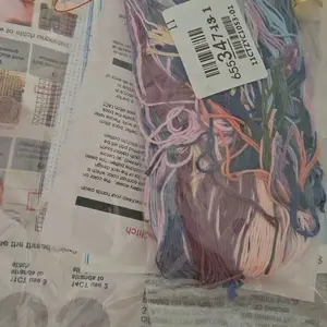 Cross stitch DIY Kerajinan tangan Punch Needle Setik Silang Starter Kit Pajangan Dekorasi Kamar Paket Sulam