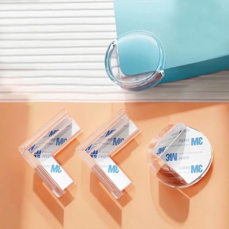 Combo 10 Miếng Silicon Bọc Cạnh Bàn - Bịt Che Góc Nhọn Trong Suốt- Tránh Va Đập Cho Bé