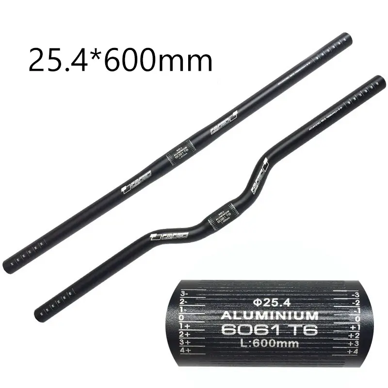 New Handlebar Bicycle Fixed Gear Folding Bike Riser 25.4mm Bar Straight 600mm Riser 25.4mm Bar Cycling Accesssories Handlebar Cross Handle