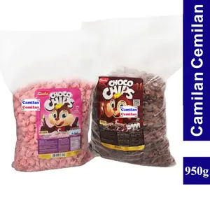Simba Choco Chips Bulky Rasa Coklat Strawberry 1 kg