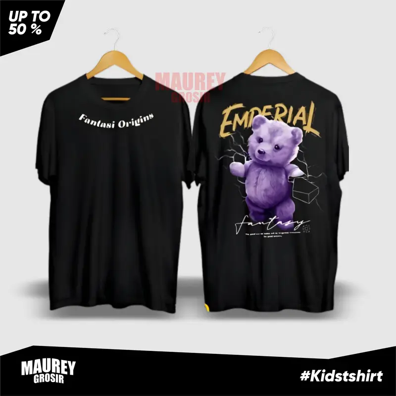 Fashion Anak-Anak Kaos Teddy Bear Usia 5-14th Terlaris Terkeren 6