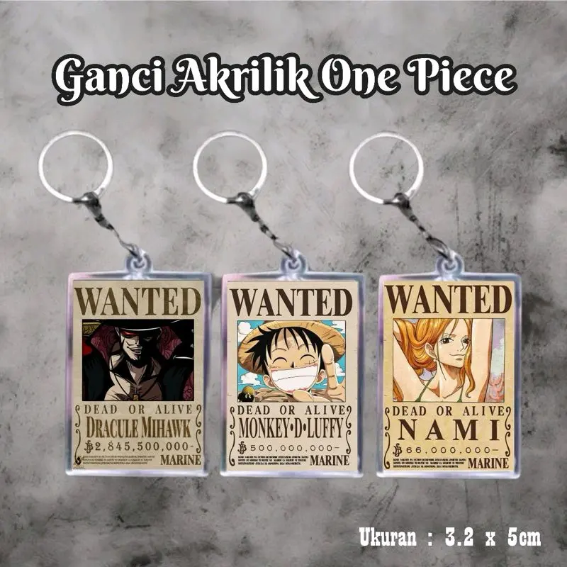 Gantungan kunci akrilik kotak custom foto Ganci