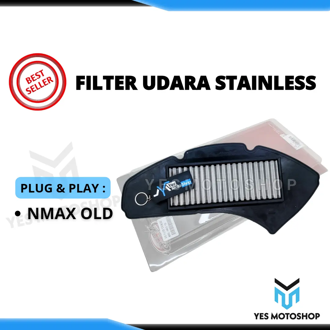FILTER UDARA STAINLESS STEEL YAMAHA NMAX YAMAHA NMAX OLD YAMAHA NMAX 155 OLD Motor