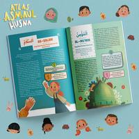 Gambar Buku Anak Atlas Asmaul Husna  (Edisi Bahasa Indonesia) - Jenny Molendyk Divleli | Full Color dari Mizanstore Jakarta Kota Depok 4 Tokopedia